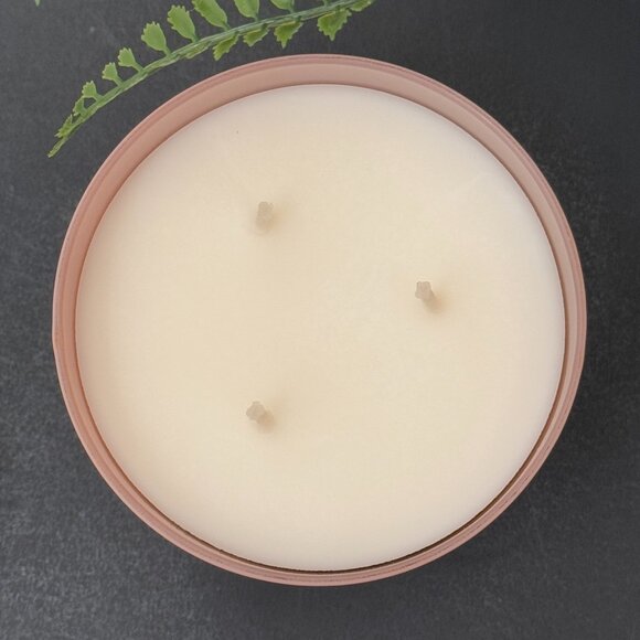 BBW Raspberries & Whipped Vanilla White Barn Bath & Body Works 3 Wick Candle - Picture 7 of 10